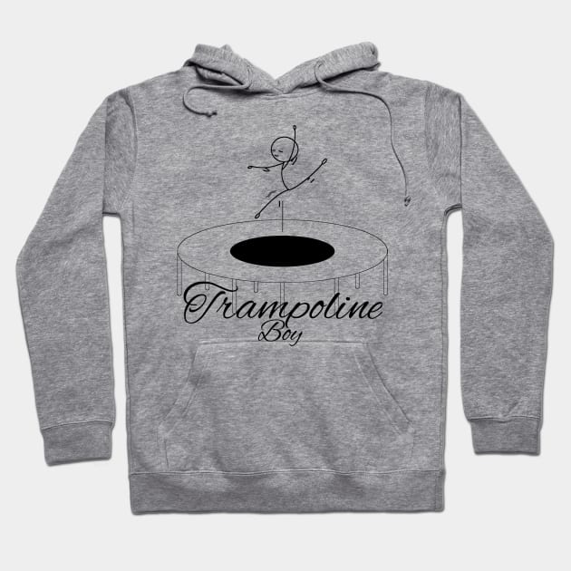 Trampoline boy Hoodie by afmr.2007@gmail.com